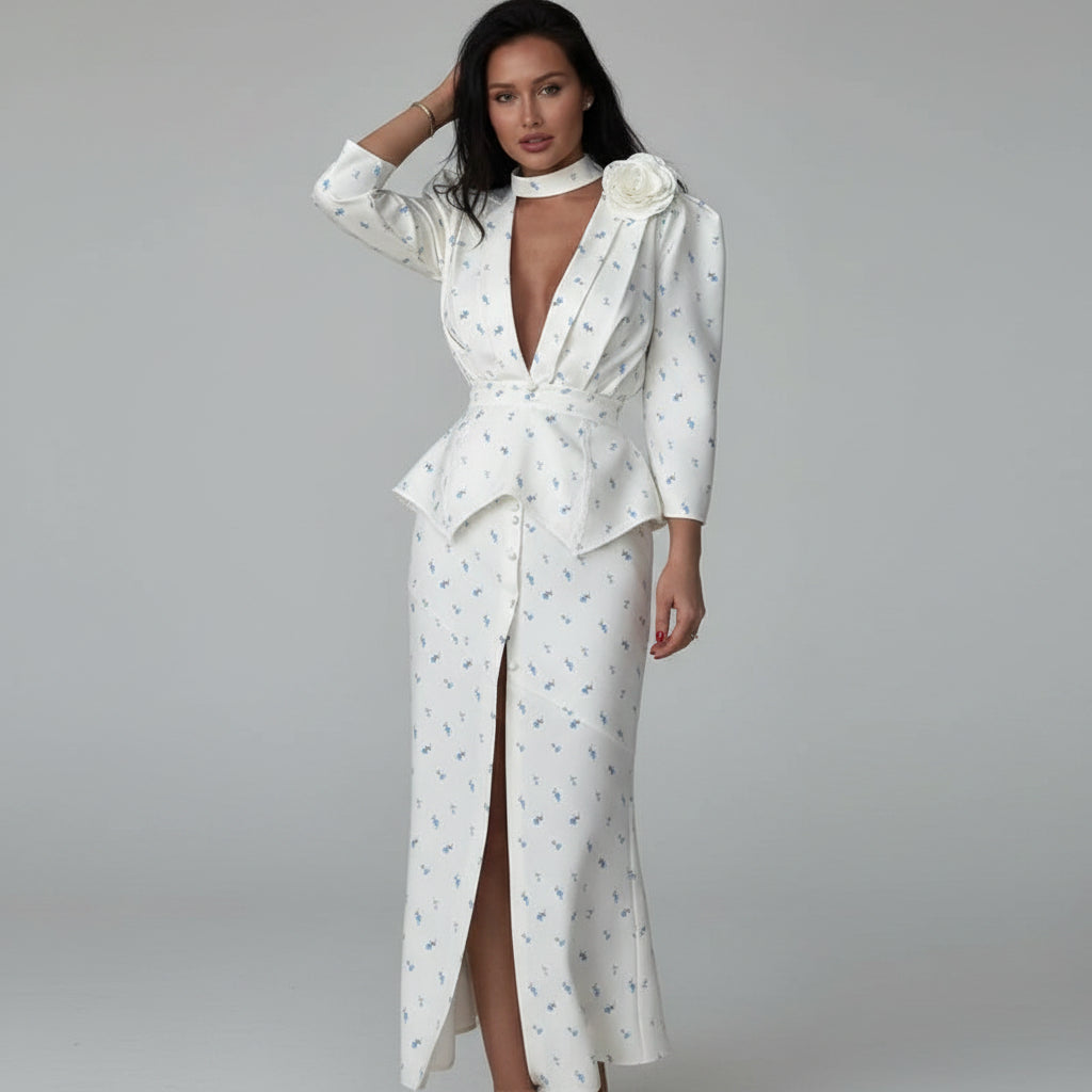 women's floral maxi dress, floral maxi dress women, elegant maxi dress, V neck maxi dress, pleated maxi dress, floral print dress, A line maxi dress, long sleeve maxi dress, ankle length dress, summer floral dress, wedding guest maxi dress, garden party dress, brunch dress women, vacation maxi dress, romantic floral dress, feminine maxi dress, elegant casual dress, long knit dress women, long sweater dress, women's knit dress, cozy sweater dress, fall knit dress, chic long dress, women's occasion dress, flo