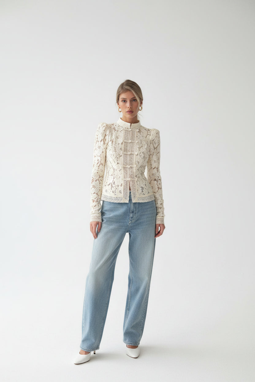 women's lace blouse

embroidered lace top

floral embroidery blouse

vintage inspired blouse

elegant women's blouse

frog button blouse

lace long sleeve top

dressy casual blouse

women's embroidered shirt

romantic lace blouse

feminine fashion top

special occasion blouse

spring fashion blouse

elegant lace shirt

women's statement blouse

embroidered floral top

lace fashion blouse

chic women's clothing

boutique women's tops

vintage style lace blouse