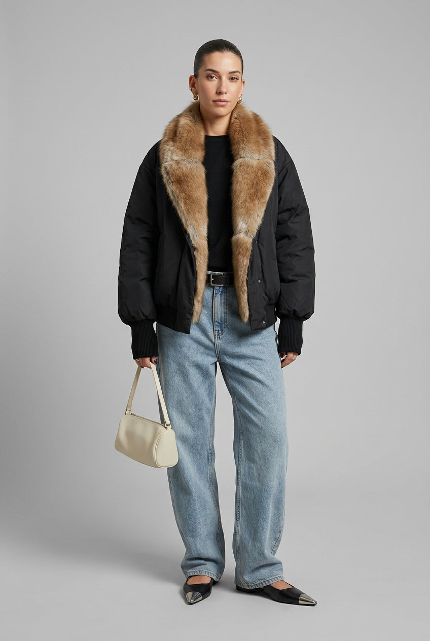The Statement Fur-Collar Jacket for women by GoSobiShop Boutique