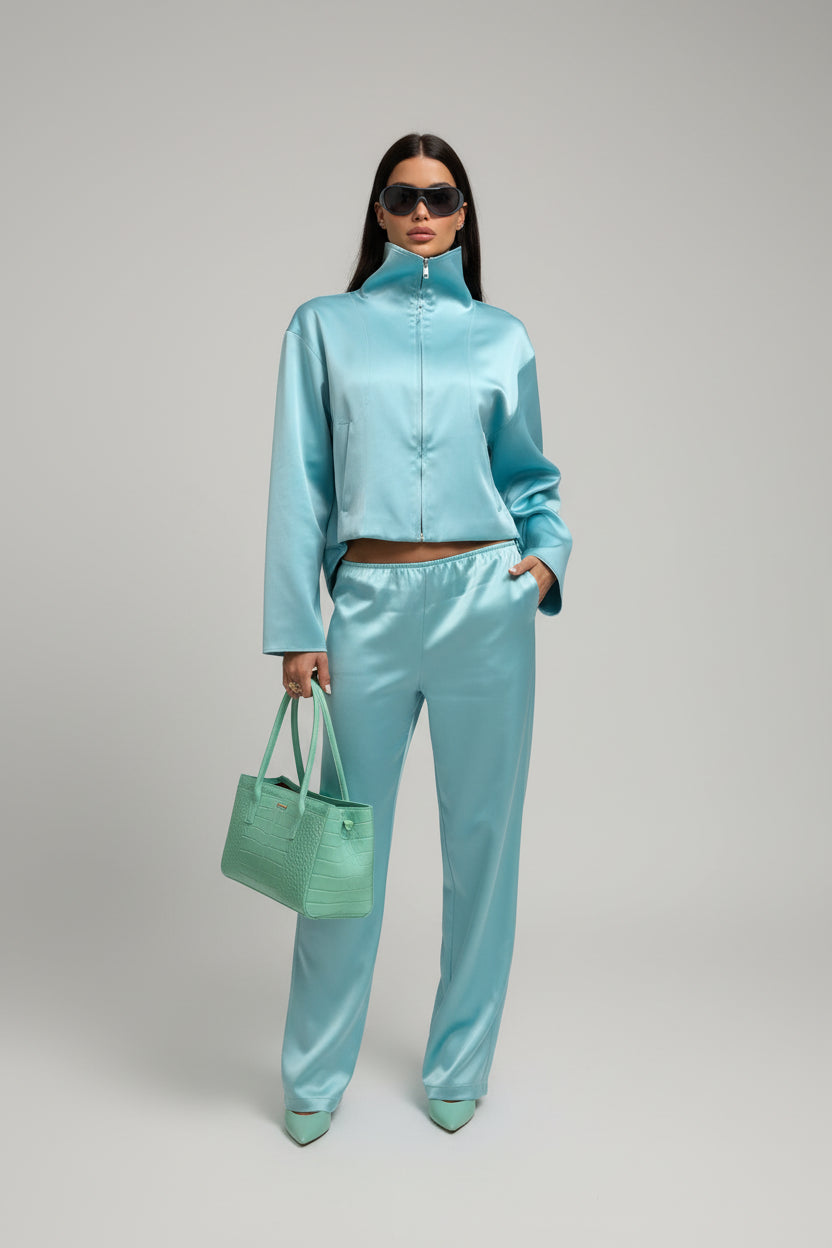 women's two piece pants set, women's jacket pants set, zip up jacket pants set, women's matching set, women's casual pants set, women's casual two piece outfit, stand collar jacket women, women's zip up jacket, women's straight leg pants set, women's coordinated outfit, women's streetwear set, women's fall outfit, women's transitional outfit, casual matching set women, women's travel outfit, airport outfit women, women's weekend outfit, women's casual chic outfit, two piece outfit women, women's fashion bou