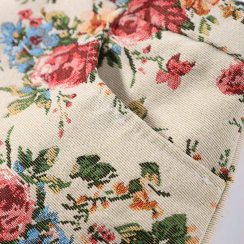 vintage floral jacket and skirt set product photo 14