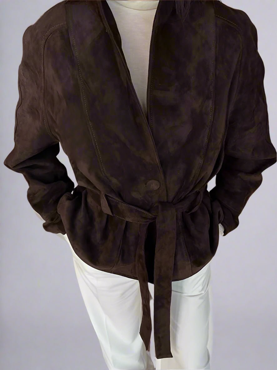 Ally closet Suede jackets fall coat - GoSobiShop Boutique