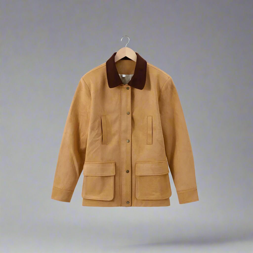 Ally closet Suede jackets fall coat - GoSobiShop Boutique