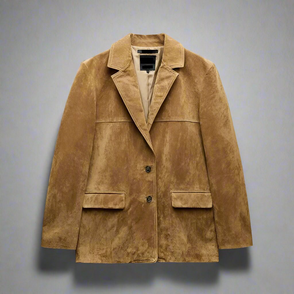 Ally Suede Leather Fall Jacket - GoSobiShop Boutique