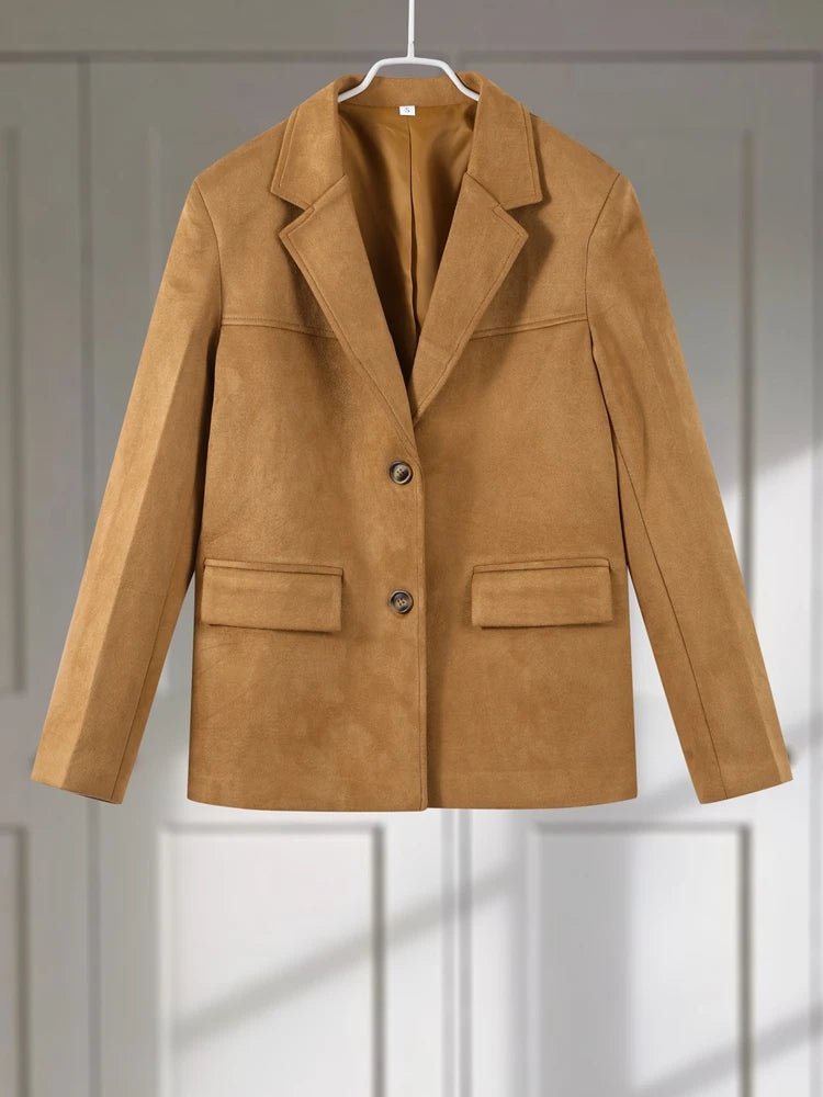 Ally Suede Leather Fall Jacket - GoSobiShop Boutique