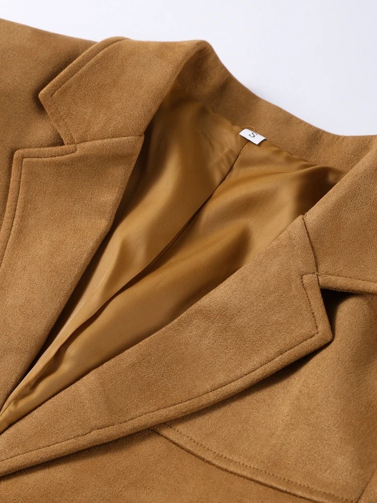 Ally Suede Leather Fall Jacket - GoSobiShop Boutique