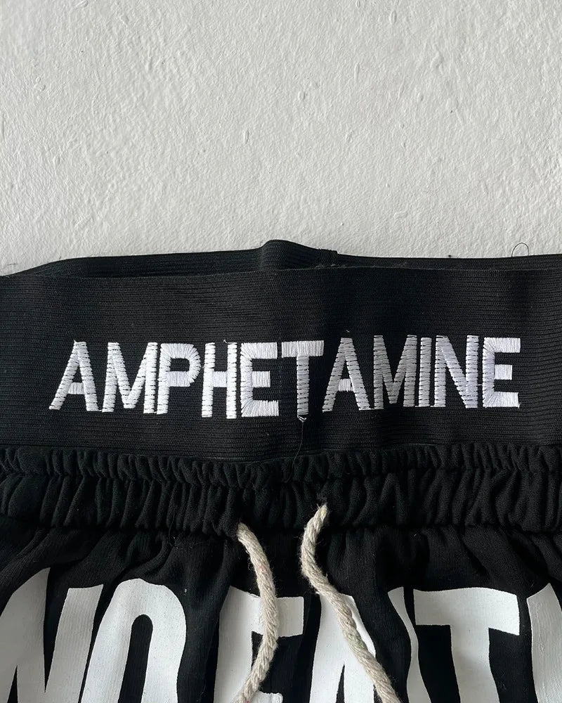 Amphetamine baggy cargo sweatpants streetwear gothic. - GoSobiShop Boutique