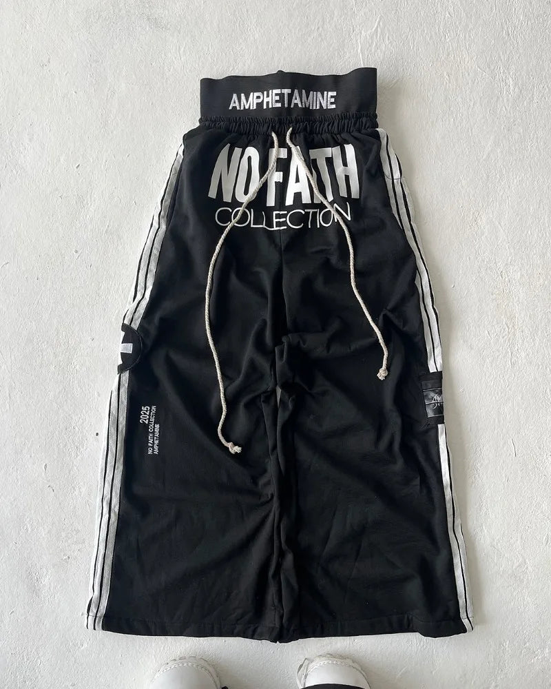 Amphetamine baggy cargo sweatpants streetwear gothic. - GoSobiShop Boutique