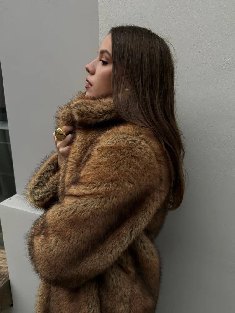 Artista Faux Fur Winter Jacket. - GoSobiShop Boutique