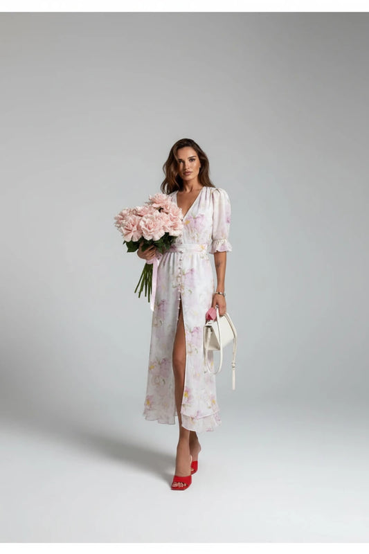 Product photo of Bella Fleur Ruffle Midi Dress