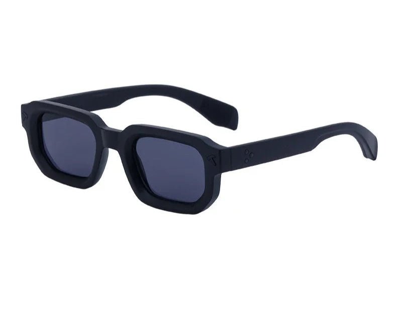 Black Phantom Polarized Square Luxury Designer Sunglasses - GoSobiShop Boutique