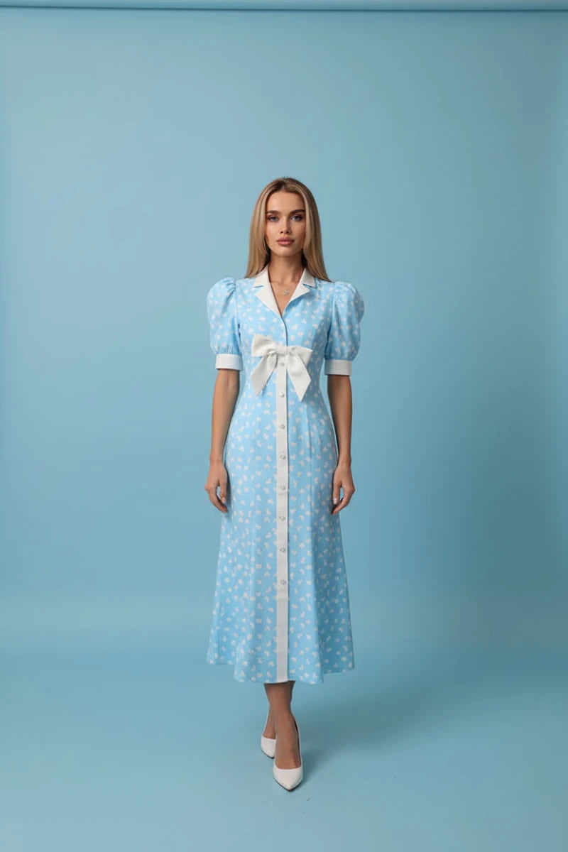 Product photo of Bow Accent Midi Dress