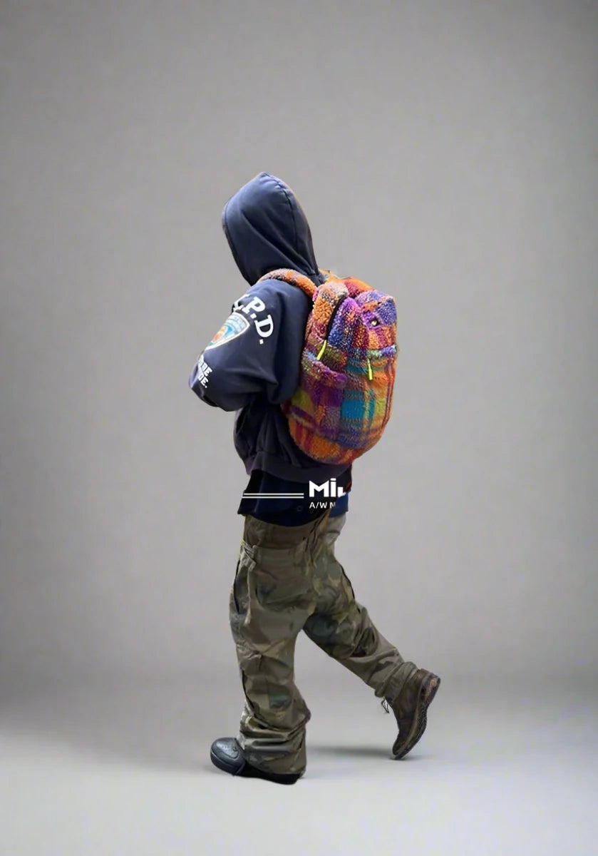 Camo cut up multi - pockets baggy pants - GoSobiShop Boutique