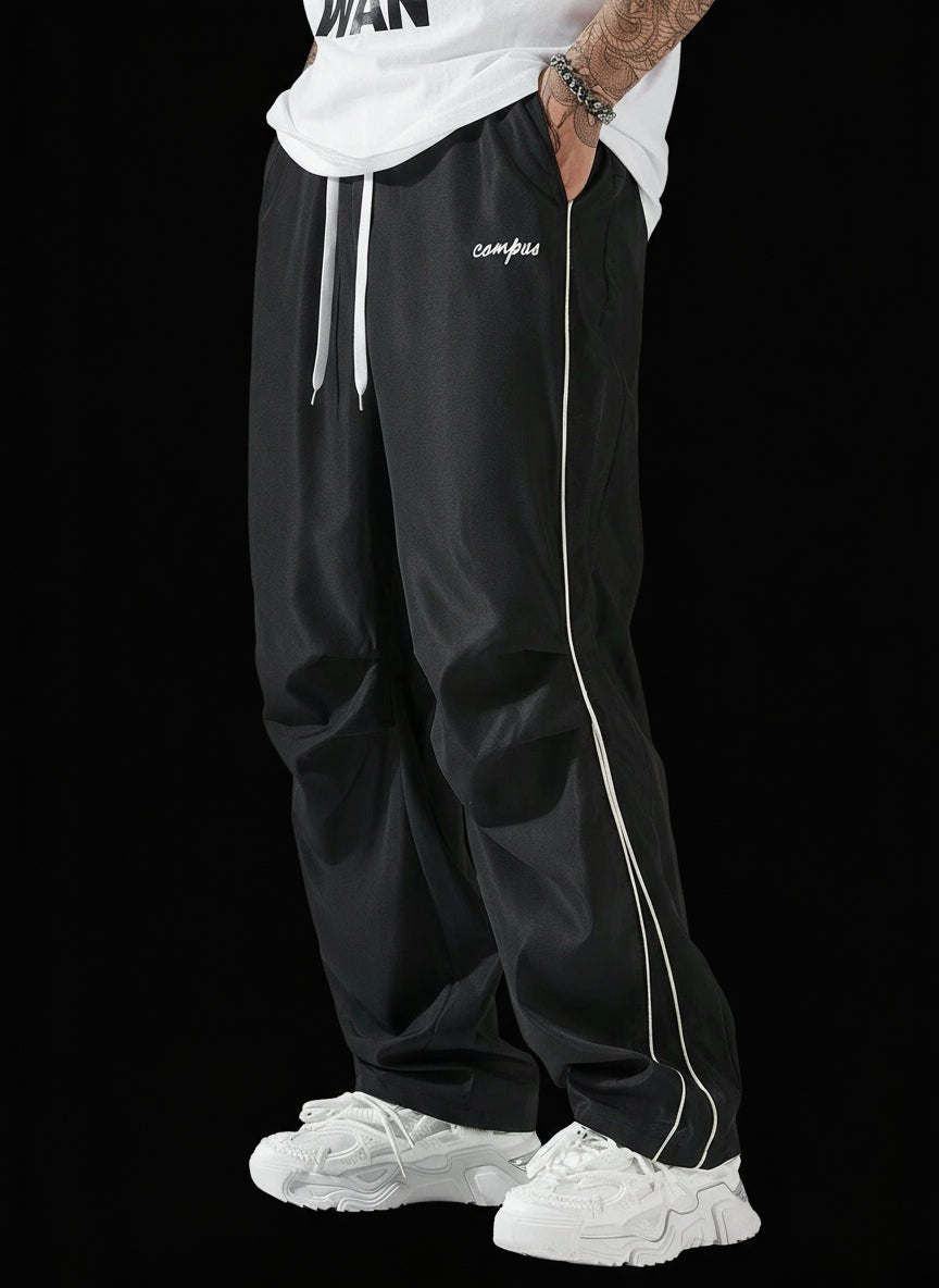 Campus baggy parachute loose sweatpants - GoSobiShop Boutique