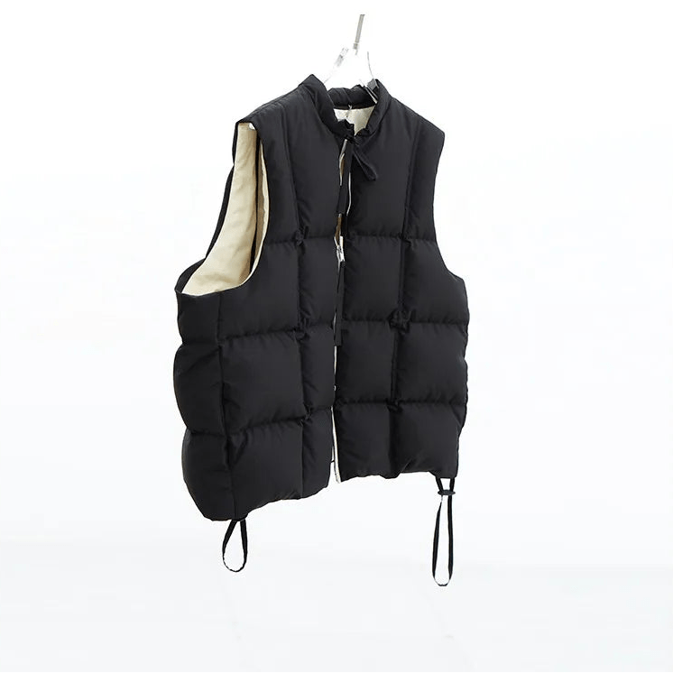 Checkered puffer vest. - GoSobiShop Boutique