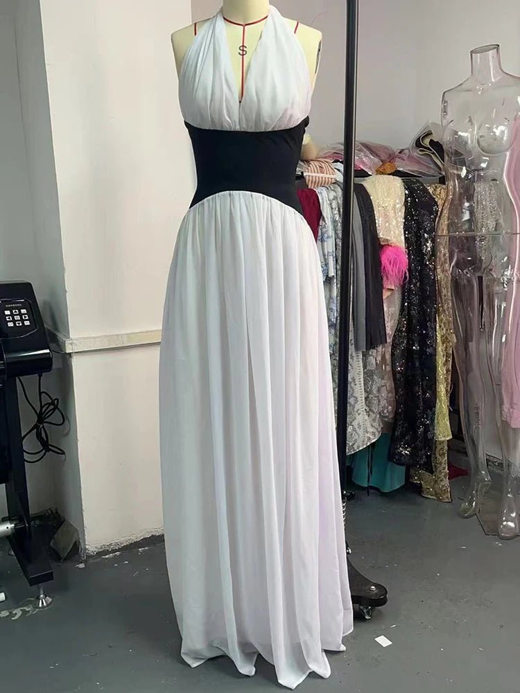 Classy Halter Corset Maxi Dress - GoSobiShop Boutique