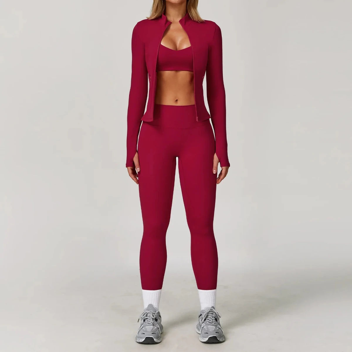 Cute 2 or 3 piece yoga matching set. - GoSobiShop Boutique