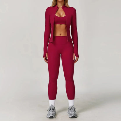 Cute 2 or 3 piece yoga matching set. - GoSobiShop Boutique