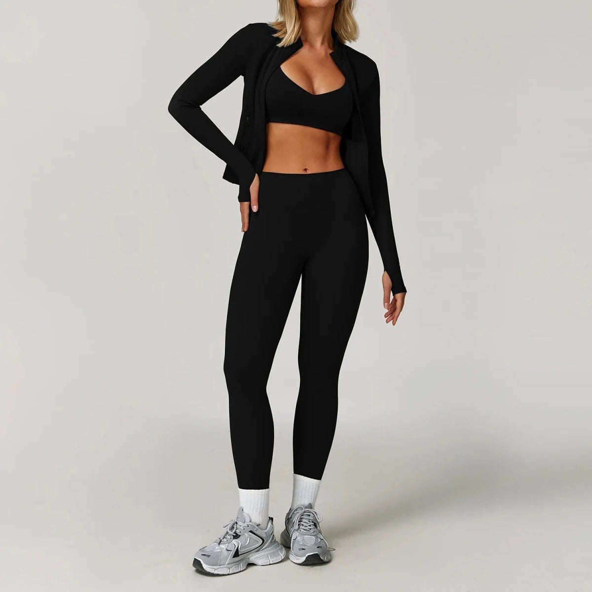 Cute 2 or 3 piece yoga matching set. - GoSobiShop Boutique