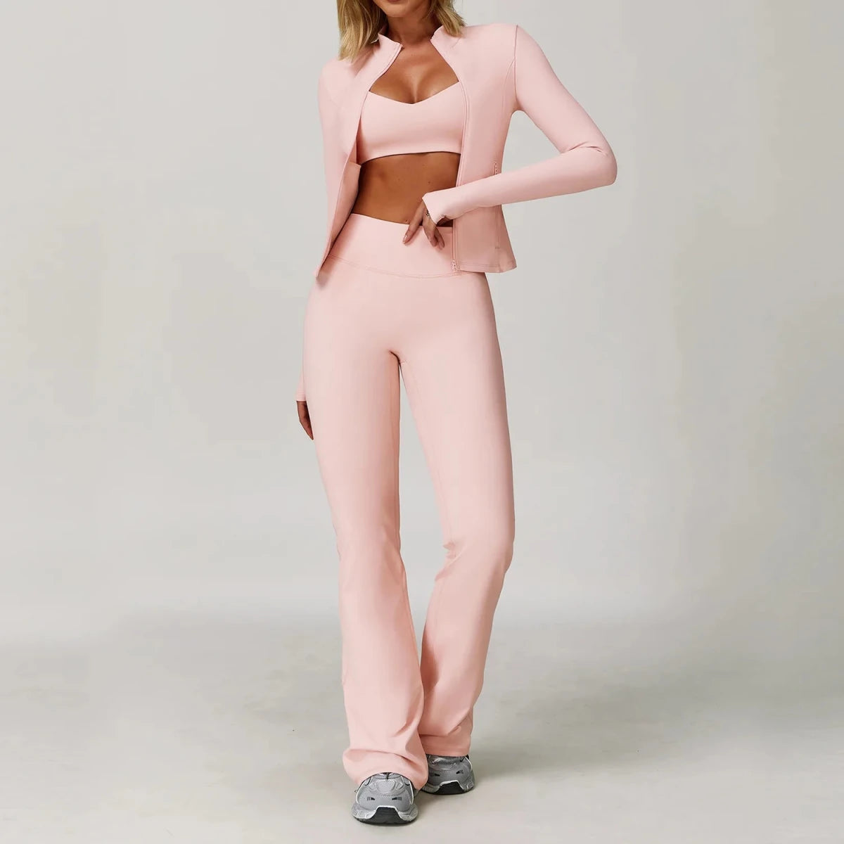 Cute 2 or 3 piece yoga matching set. - GoSobiShop Boutique