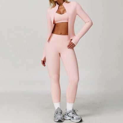 Cute 2 or 3 piece yoga matching set. - GoSobiShop Boutique