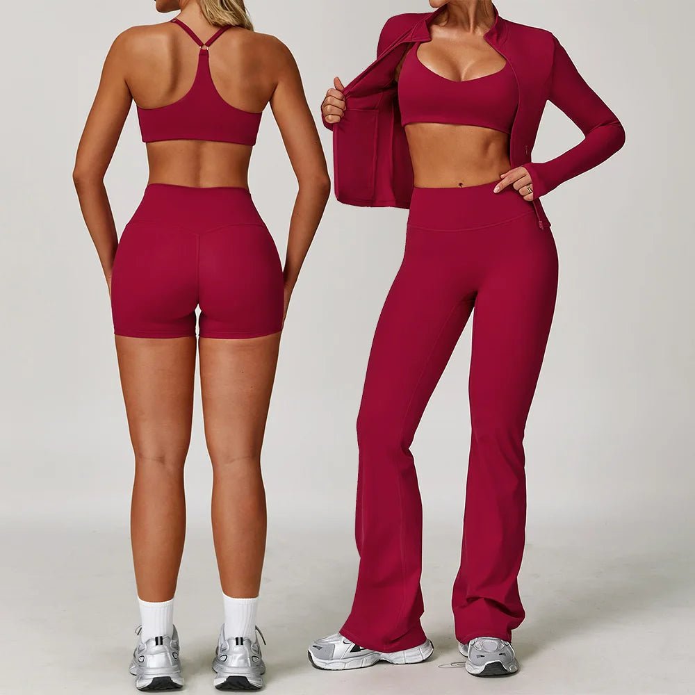 Cute 2 or 3 piece yoga matching set. - GoSobiShop Boutique