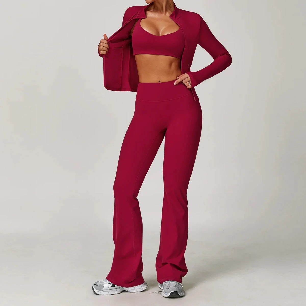 Cute 2 or 3 piece yoga matching set. - GoSobiShop Boutique