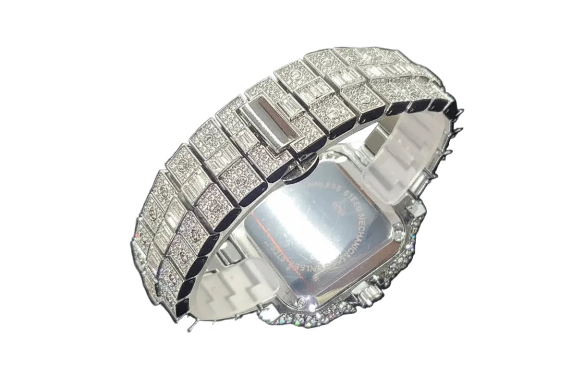 Dee-Ice Iced out multicolors digits wrist watch.