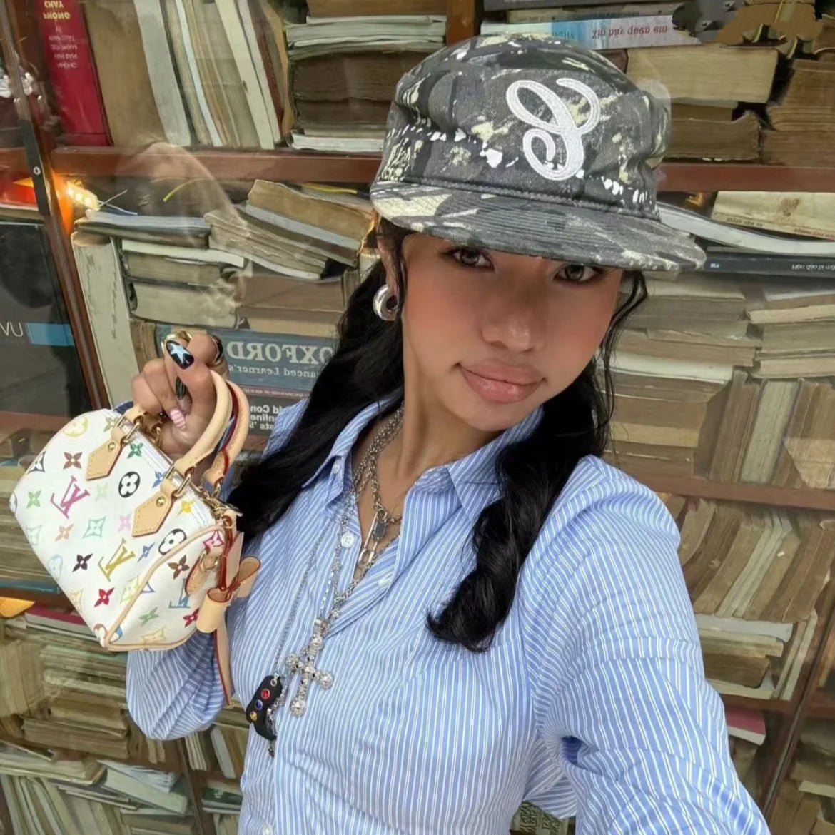 Designer Flat Brimmed Baseball cap - GoSobiShop Boutique