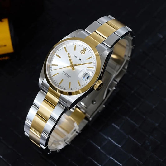 Designer metallic Automatic Watch 36MM Bubble Sapphire waterproof. - GoSobiShop Boutique