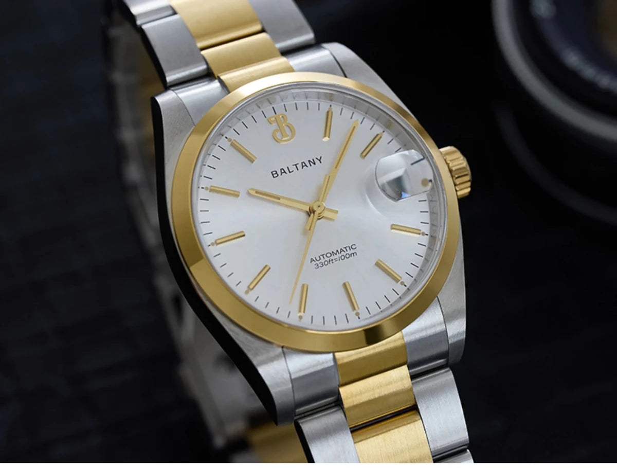 Designer metallic Automatic Watch 36MM Bubble Sapphire waterproof. - GoSobiShop Boutique