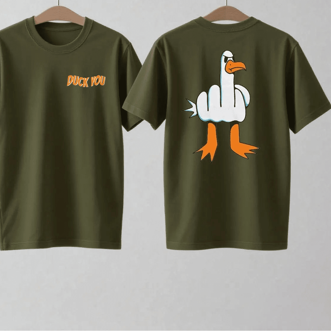 Duck you funny graphic tees. - GoSobiShop Boutique