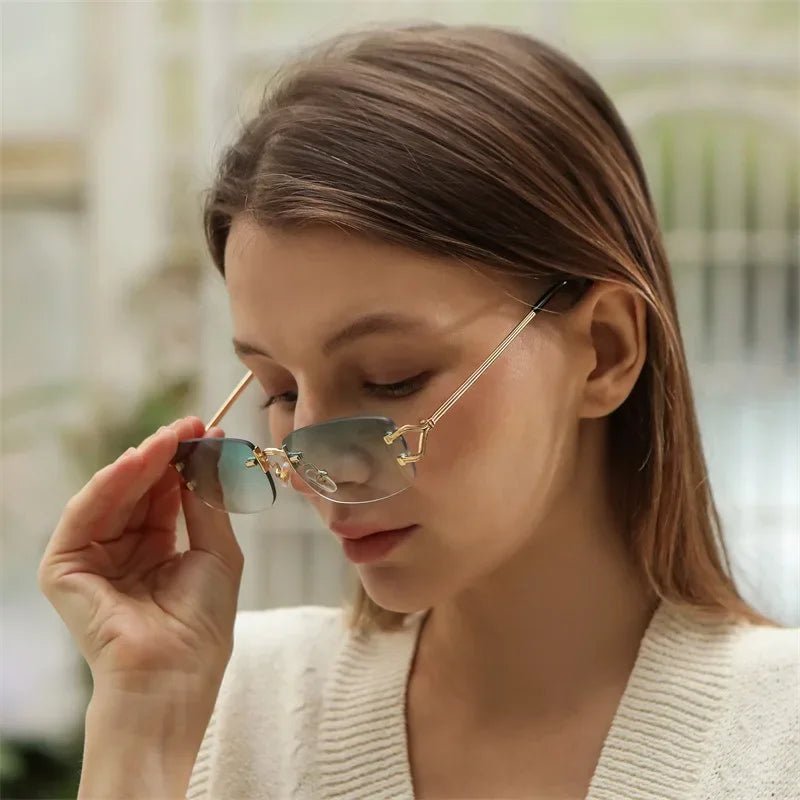 EG frameless luxury fashion glasses. - GoSobiShop Boutique