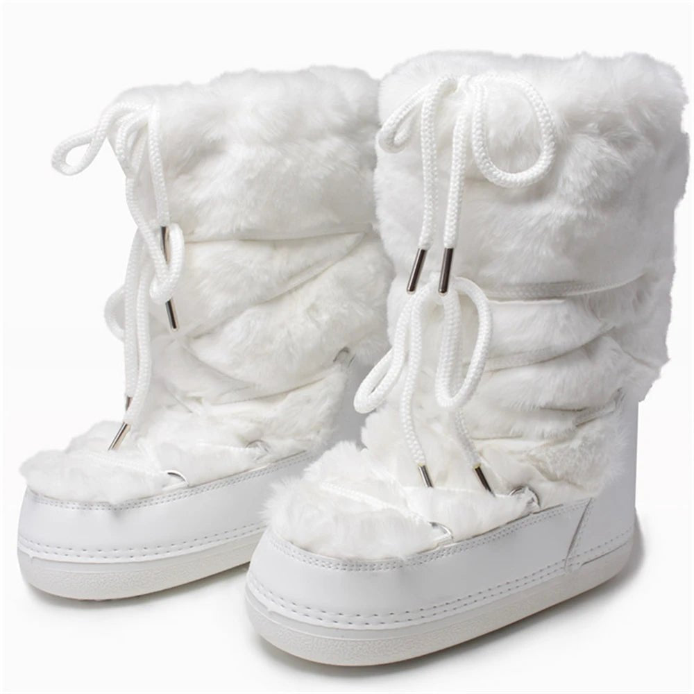 Faux Fur snow boots. - GoSobiShop Boutique