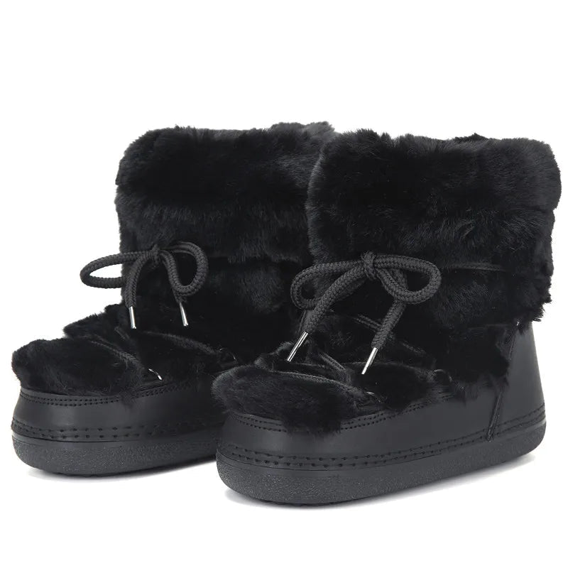 Faux Fur snow boots. - GoSobiShop Boutique