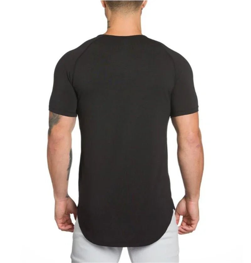 Fitness shirt muscle tees round neck - GoSobiShop Boutique