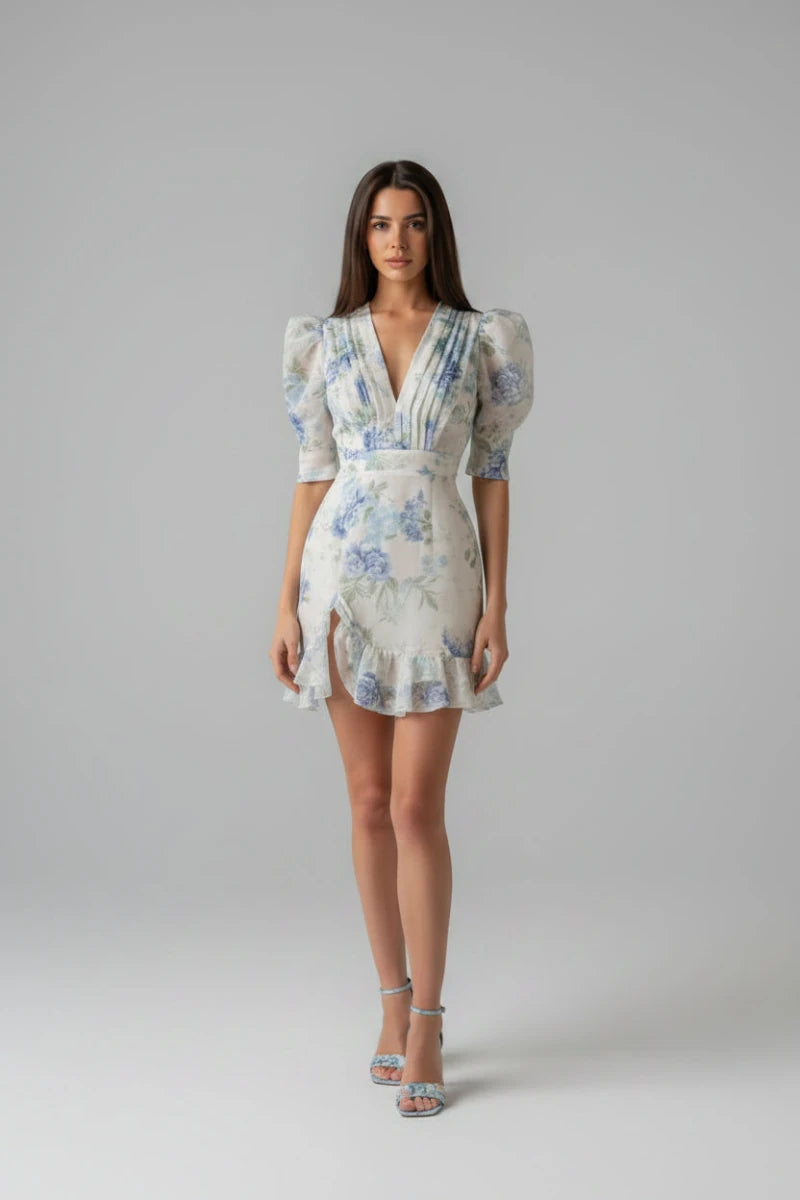 Floral Maxi Dress – Elegant Sleeveless Long Summer Dress for Women - GoSobiShop Boutique