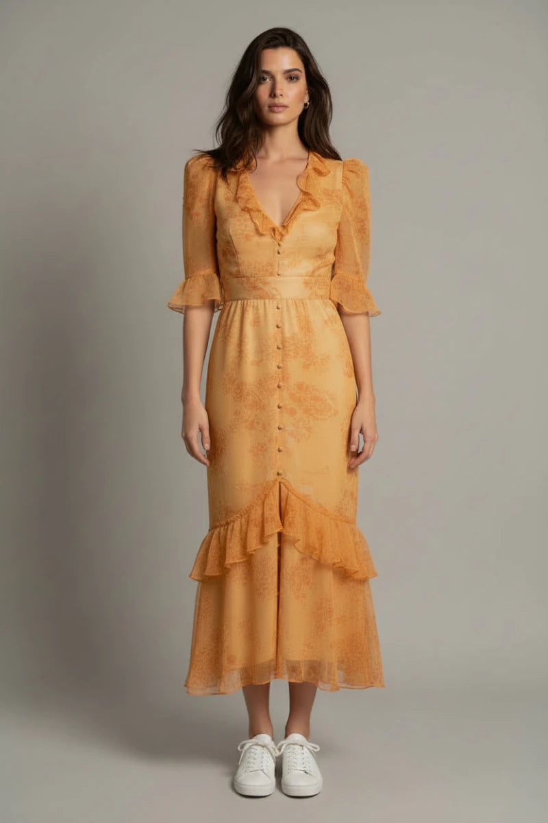 Floral Maxi Dress – Elegant Sleeveless Long Summer Dress for Women - GoSobiShop Boutique