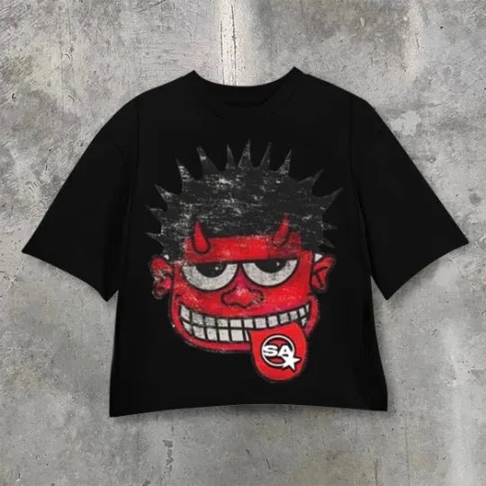 Graphic anime oversized tees - GoSobiShop Boutique
