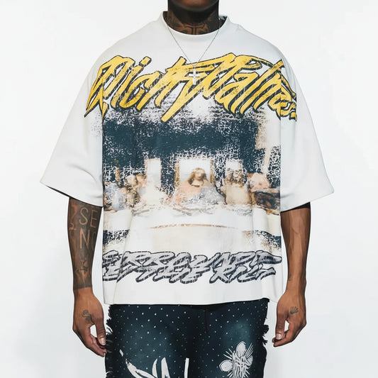 Graphic anime oversized tees - GoSobiShop Boutique