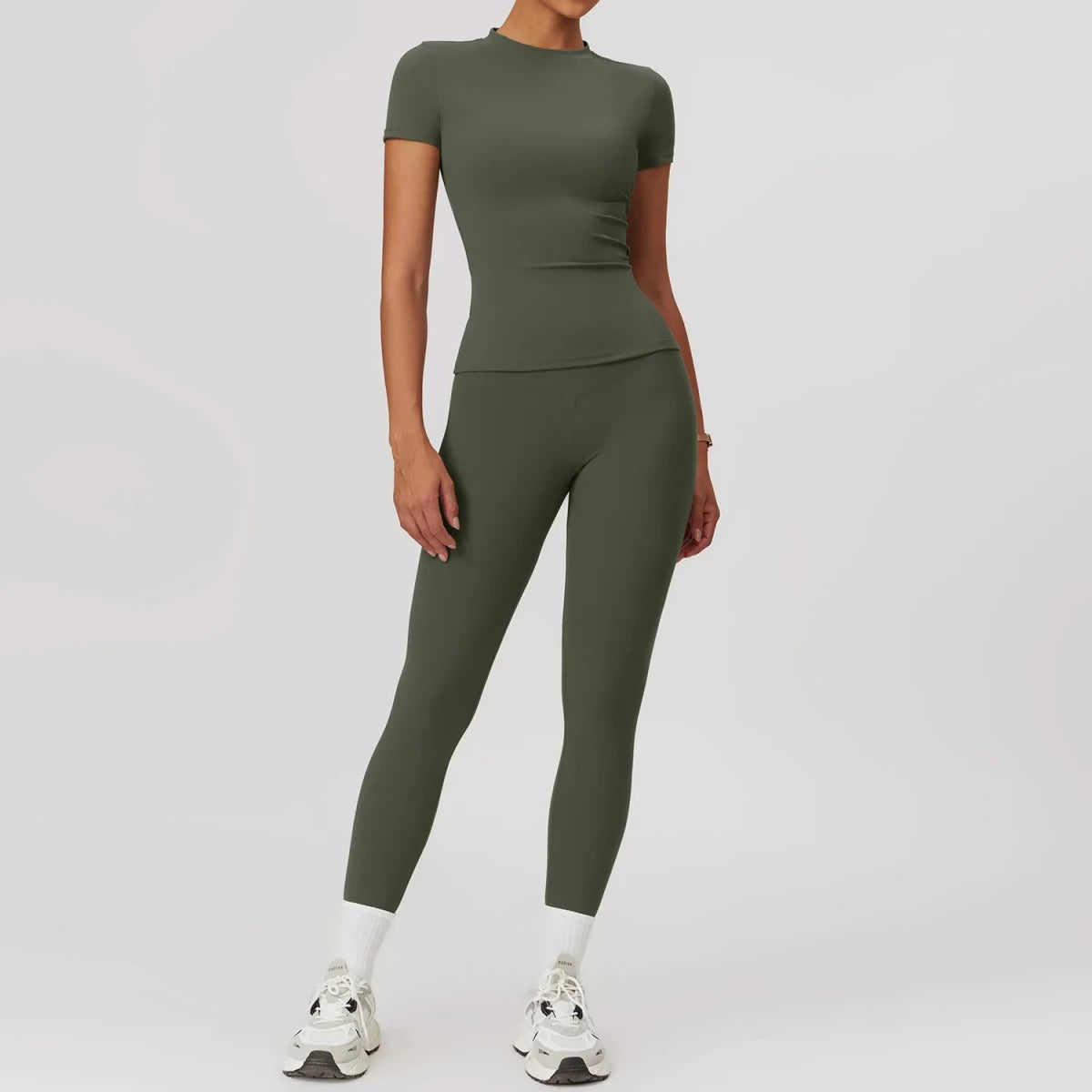 GSB Fitness set: Yoga 2 piece set tennis skirt sleeveless top leggings set. - GoSobiShop Boutique