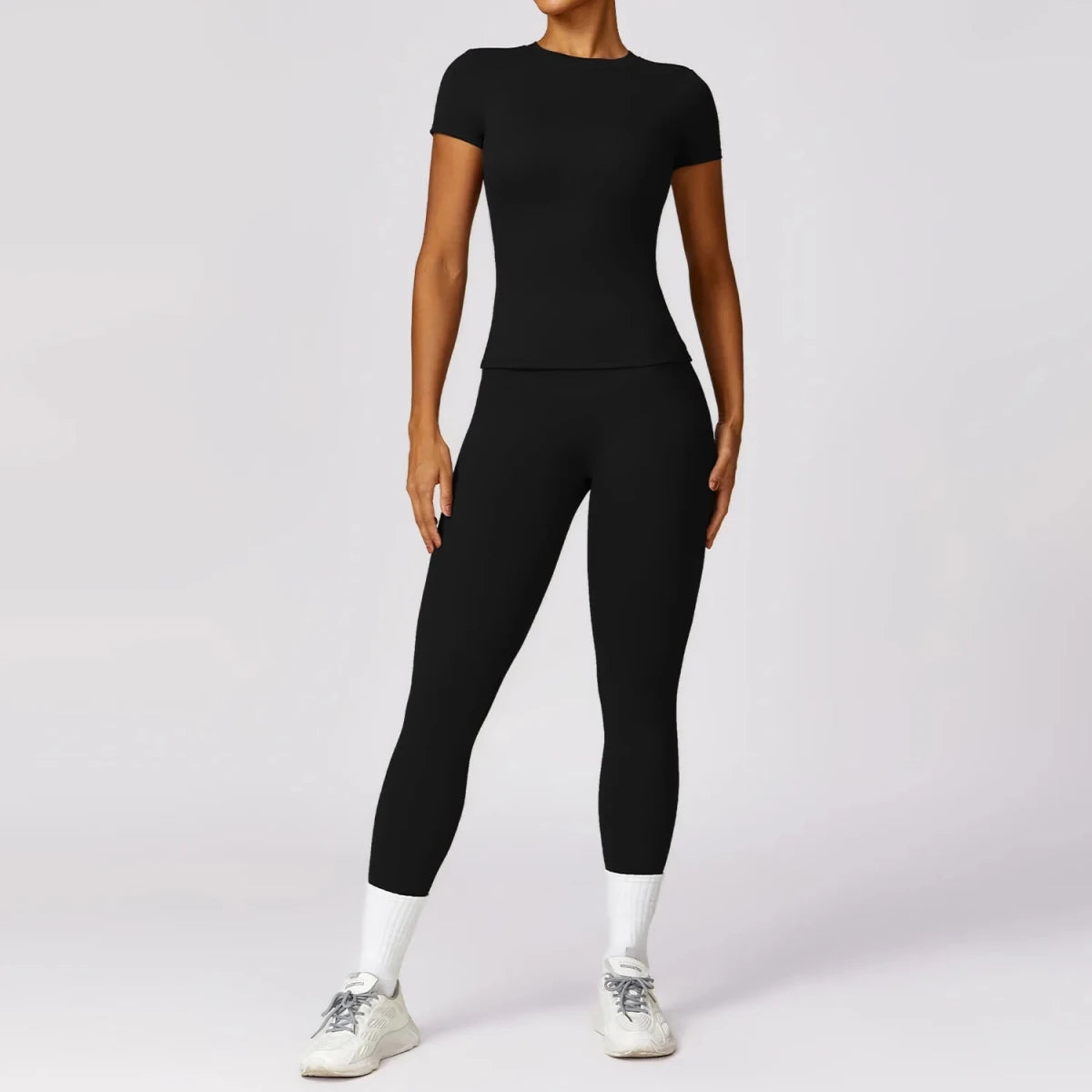 GSB Fitness set: Yoga 2 piece set tennis skirt sleeveless top leggings set. - GoSobiShop Boutique