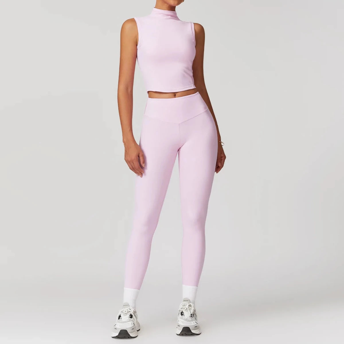 GSB Fitness set: Yoga 2 piece set tennis skirt sleeveless top leggings set. - GoSobiShop Boutique
