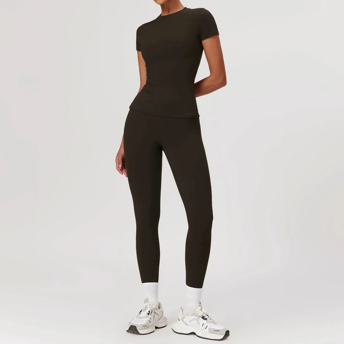 GSB Fitness set: Yoga 2 piece set tennis skirt sleeveless top leggings set. - GoSobiShop Boutique