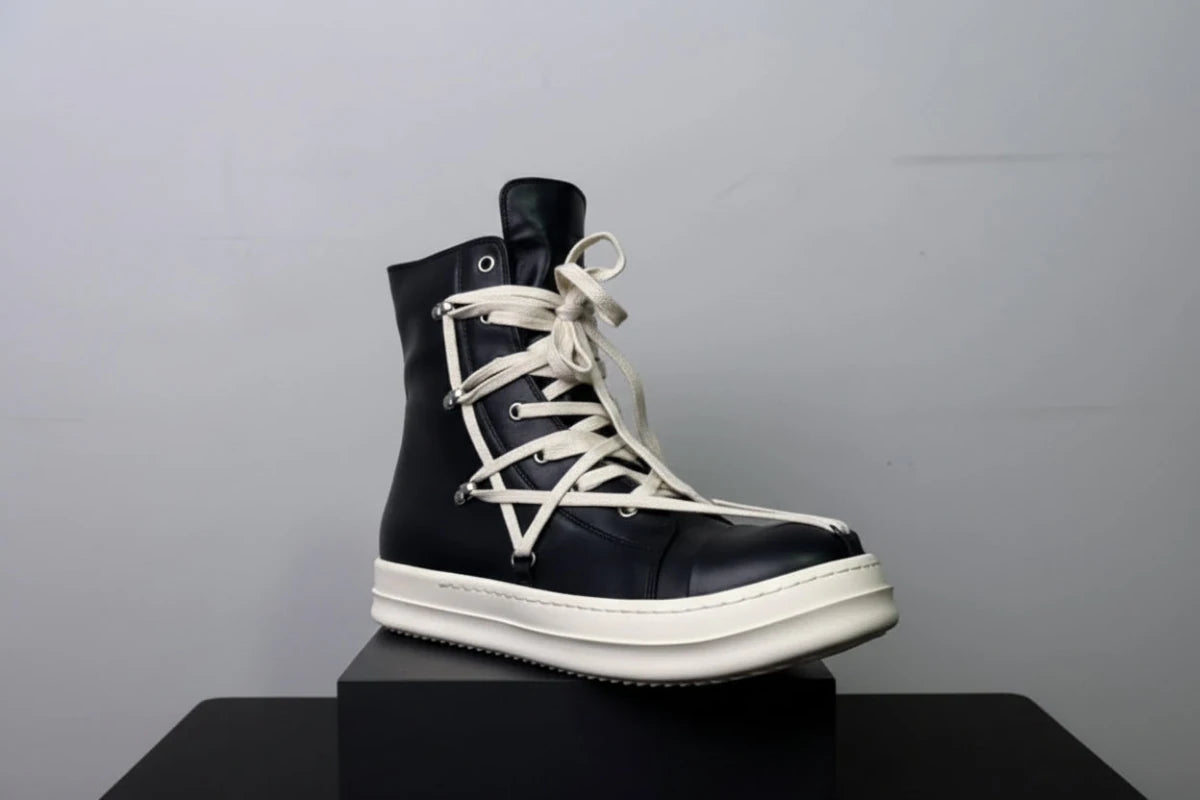 High top mega lace up geobasket. - GoSobiShop Boutique