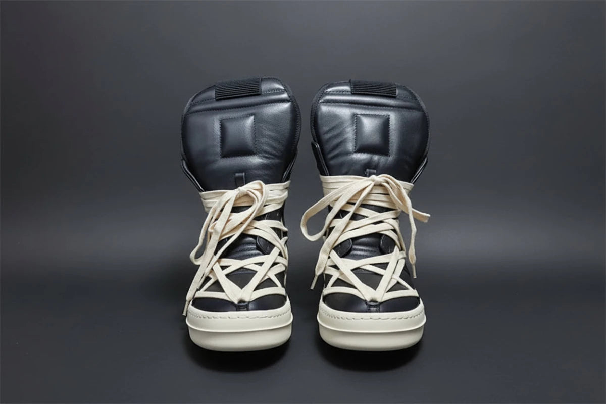 High top mega lace up geobasket. - GoSobiShop Boutique