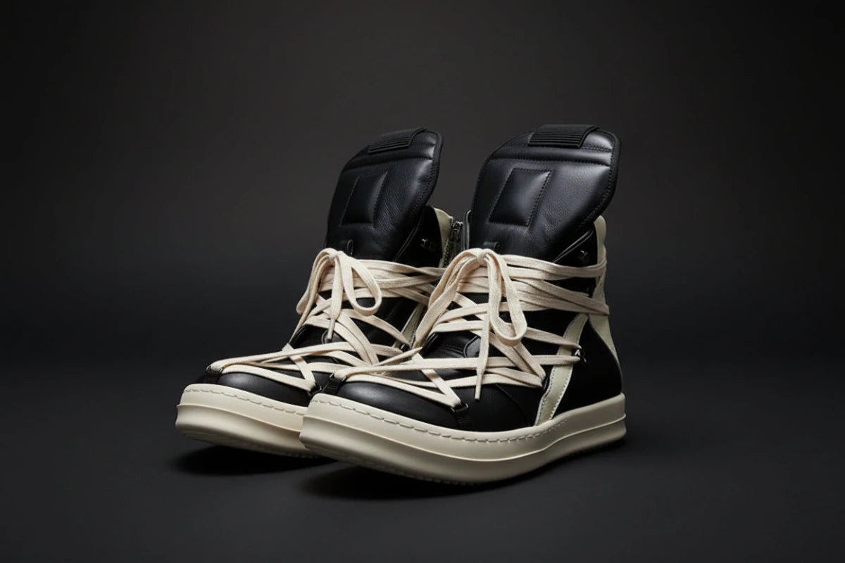 High top mega lace up geobasket. - GoSobiShop Boutique