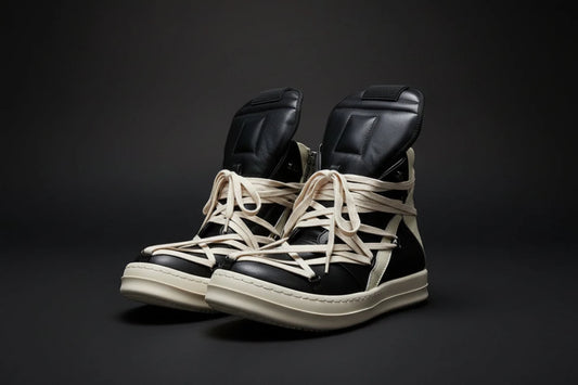 High top mega lace up geobasket. - GoSobiShop Boutique