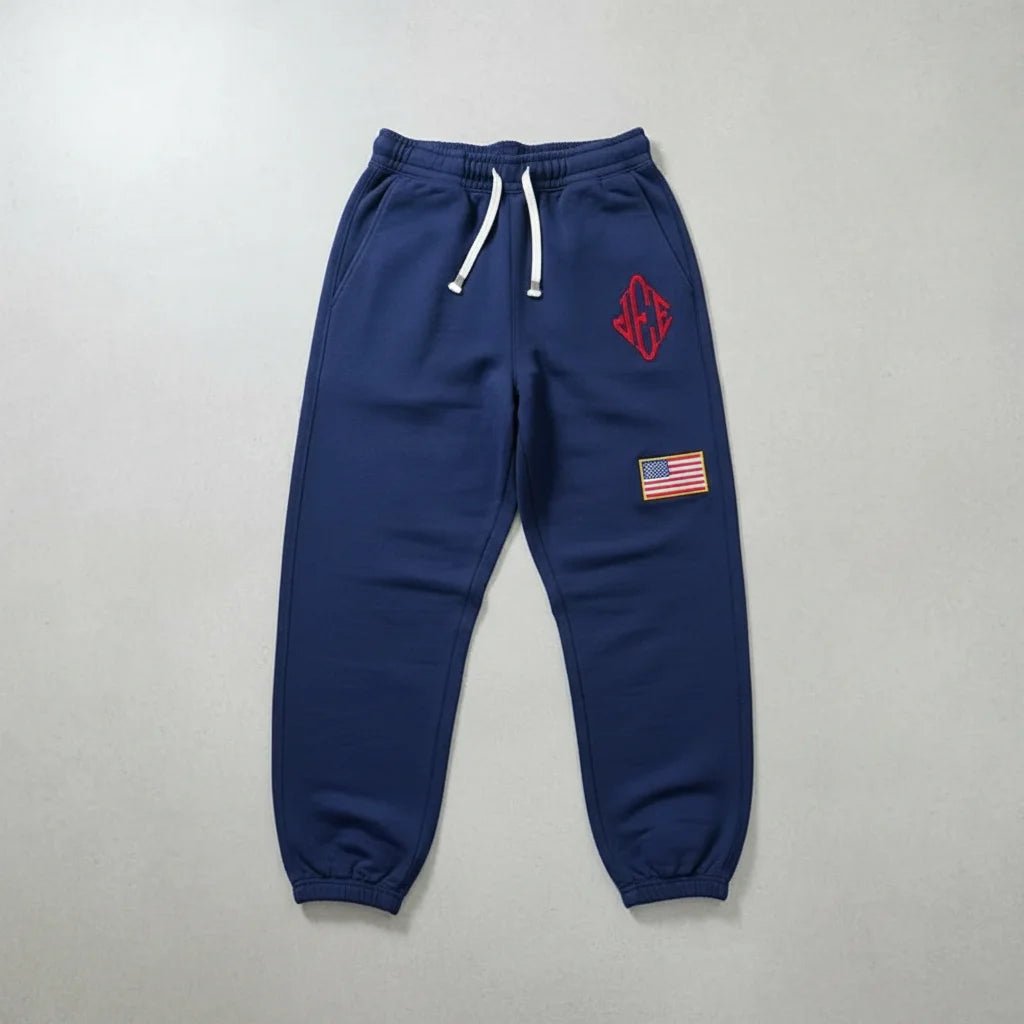 JEE sweater and sweatpants tracksuit set viral jee sweaters USA flag. - GoSobiShop Boutique
