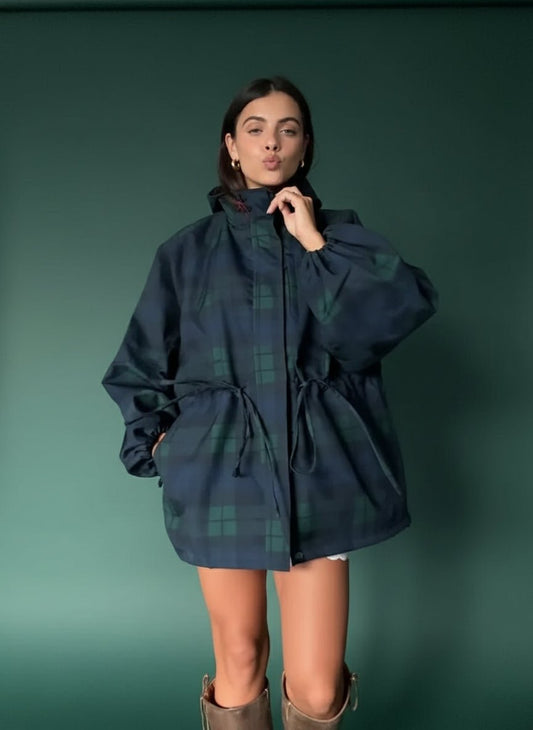 Jeremy Co Cinched oversized rain coat long winter coat. - GoSobiShop Boutique